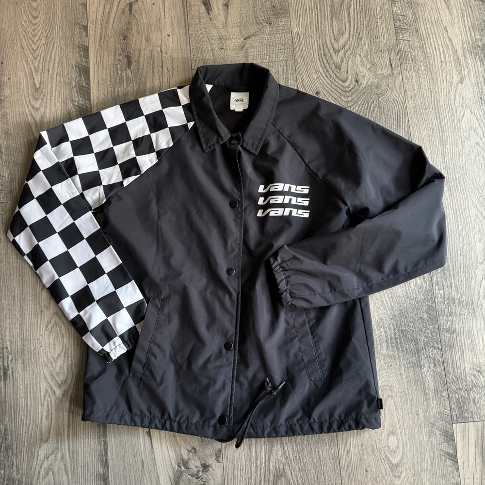 Vans Women's Thanks Coach Superspeedee Jacket Sz XS